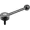 Kipp Adjustable Tension Levers low profile, external thread, 0 Degree, metric K0114.1081X20 - alternate 1